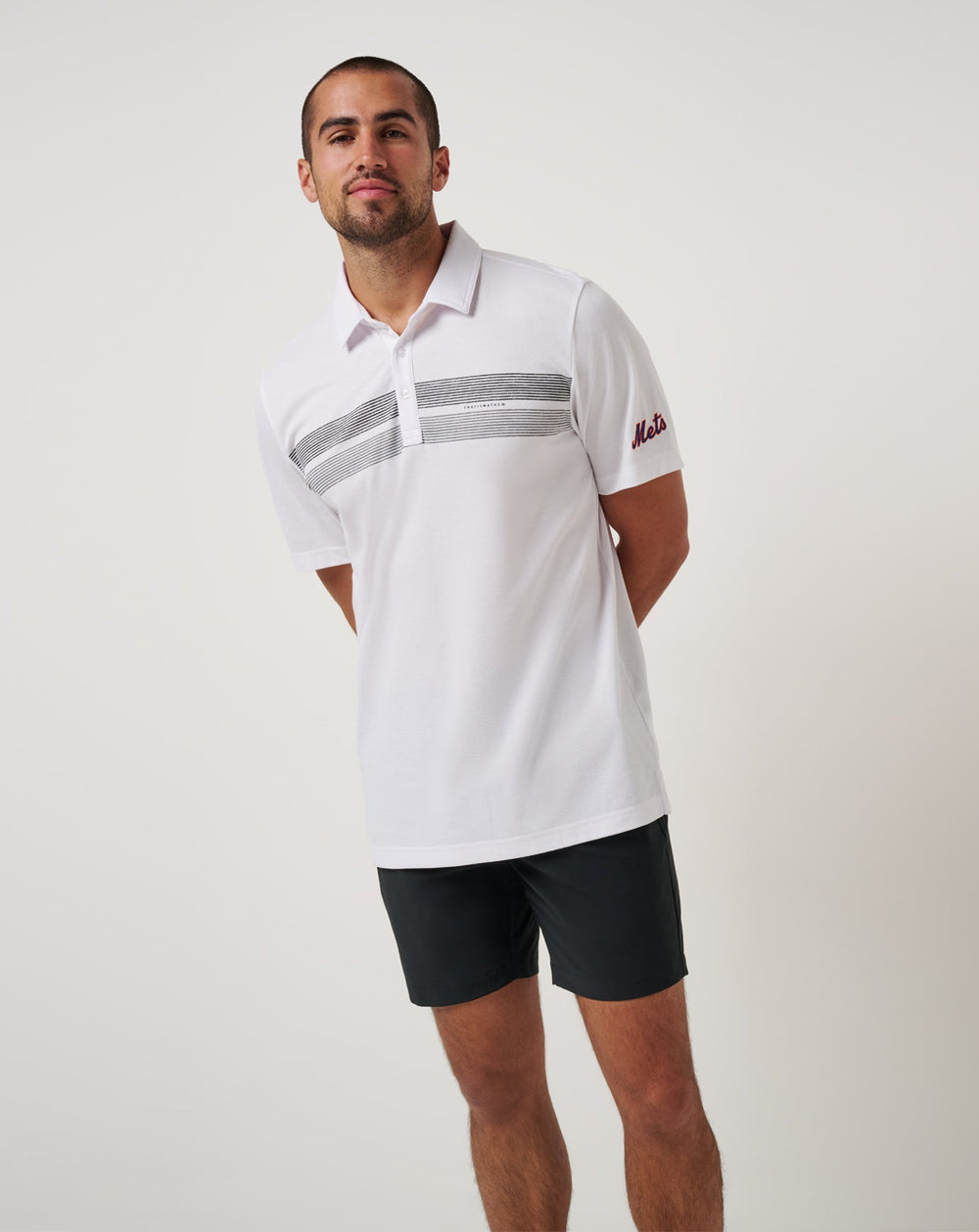 White Travis Mathew New York Mets Top Recruit Polo