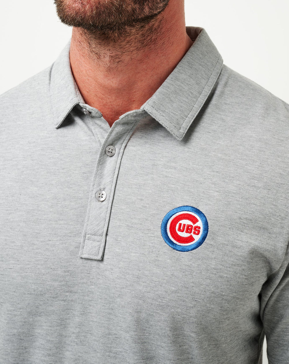 Heather Grey Travis Mathew Chicago Cubs The Zinna Polo