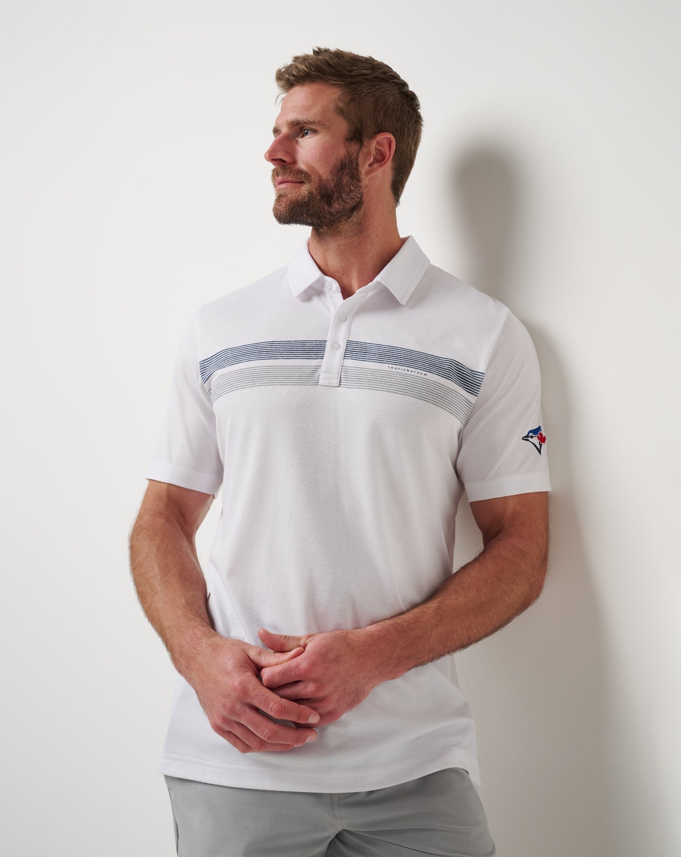 White Travis Mathew Toronto Blue Jays Top Recruit Polo