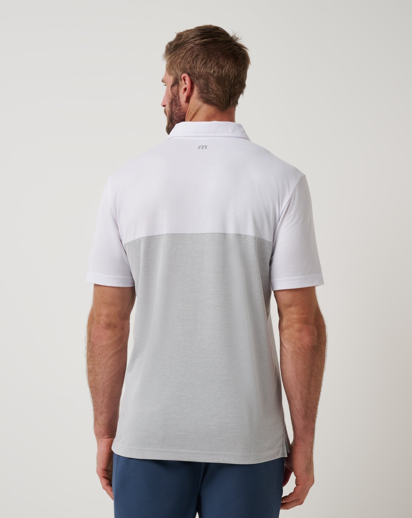 White/Heather Grey Travis Mathew Kansas City Royals Home Run Leader Polo