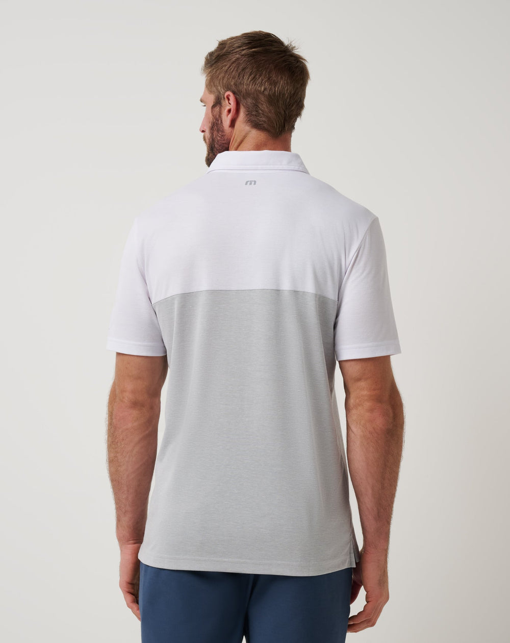 White/Heather Grey Travis Mathew Kansas City Royals Home Run Leader Polo