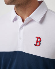 White/Navy Travis Mathew Boston Red Sox Home Run Leader Polo