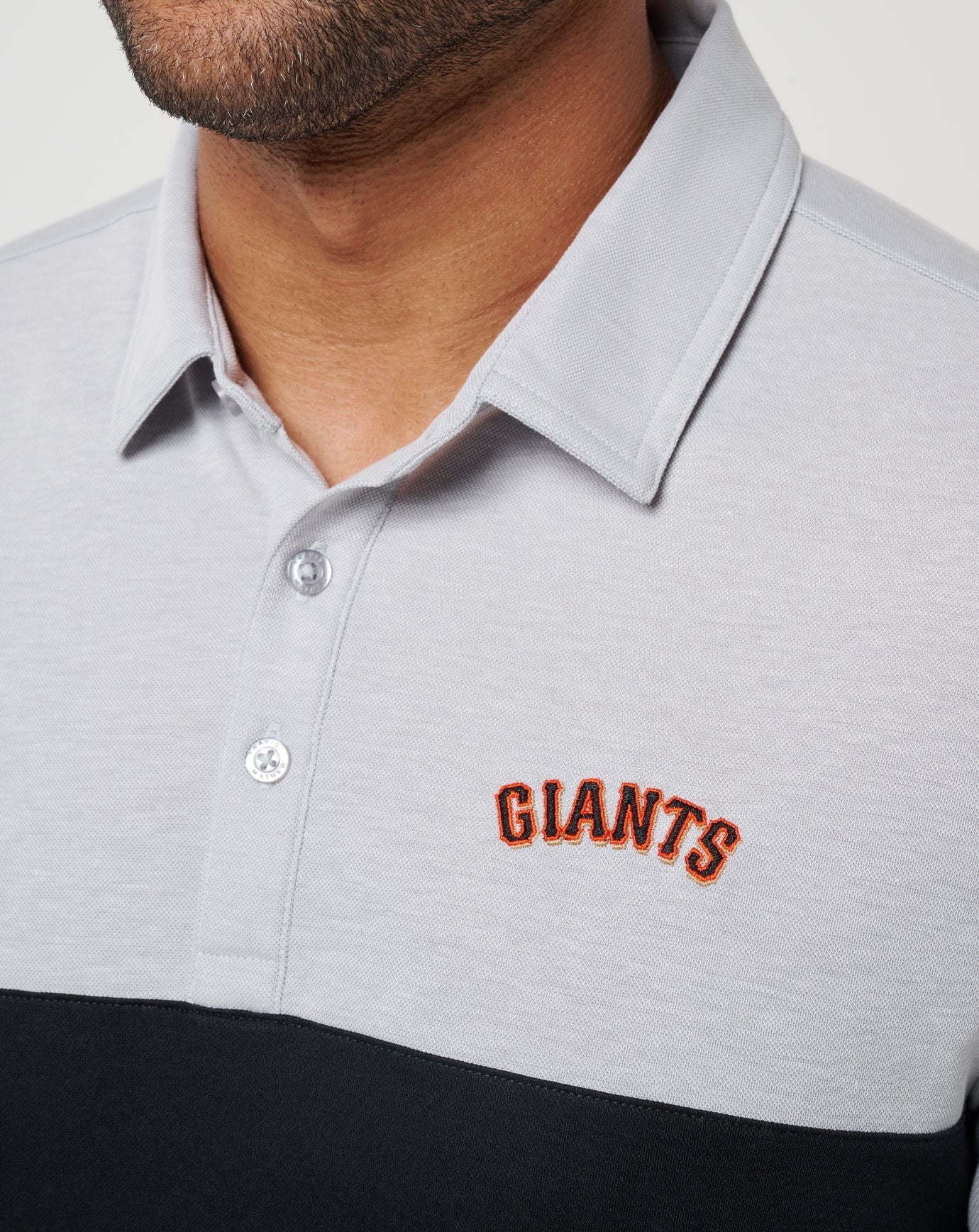 Heather Grey/Black Travis Mathew San Francisco Giants Home Run Leader Polo