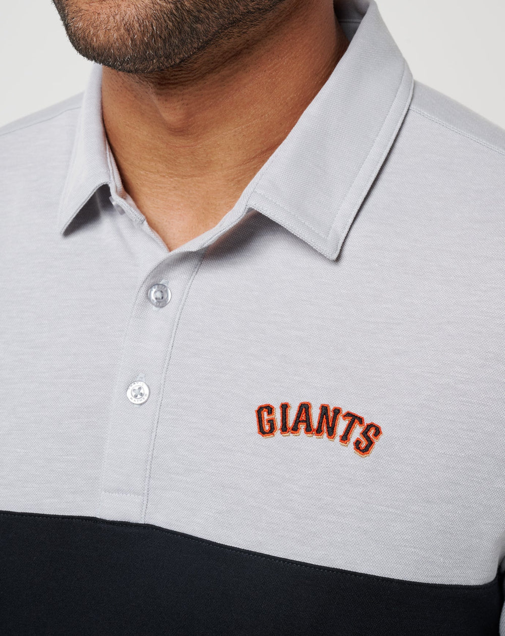 Heather Grey/Black Travis Mathew San Francisco Giants Home Run Leader Polo