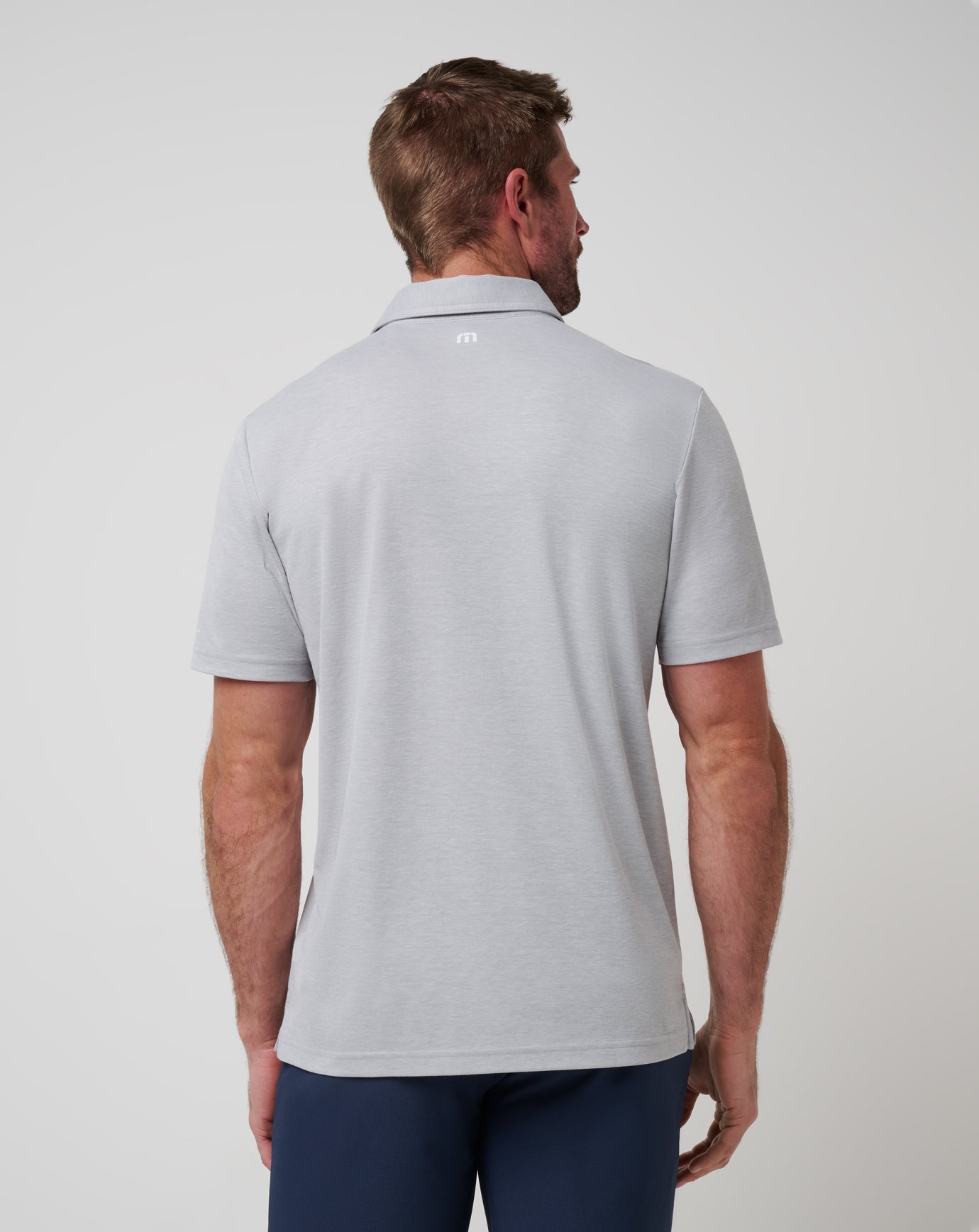 Heather Grey Travis Mathew Atlanta Braves Playoff Pitch Polo