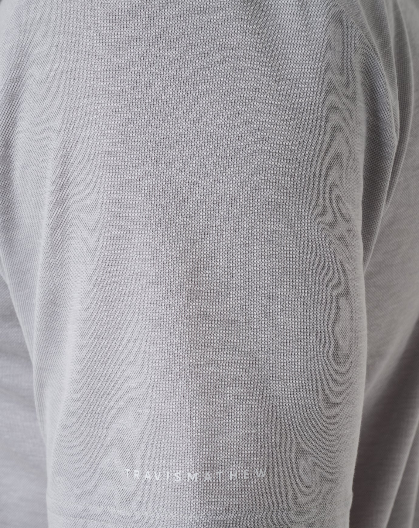 Heather Grey Travis Mathew Atlanta Braves Playoff Pitch Polo
