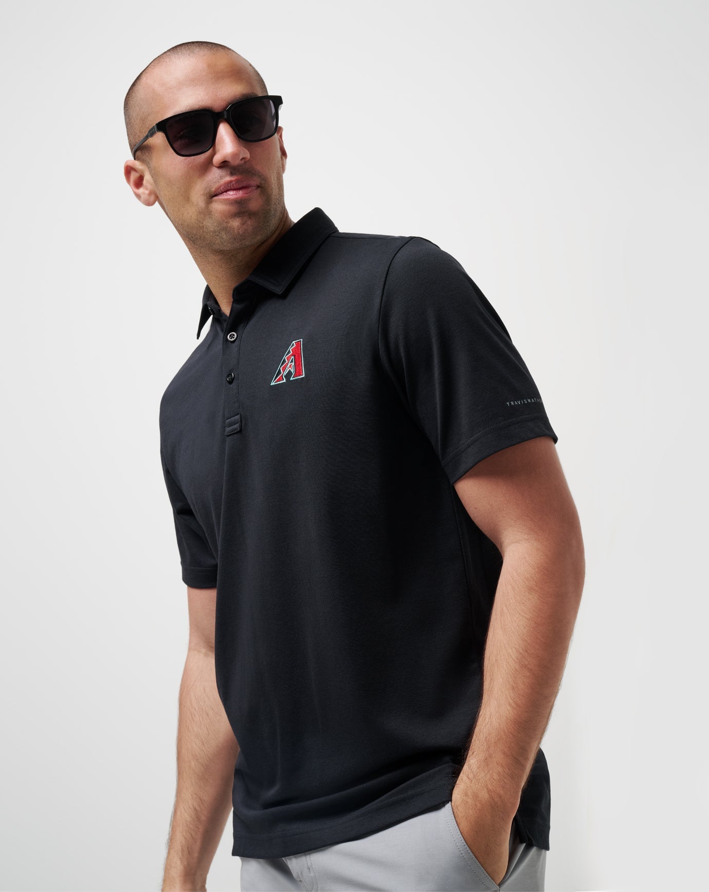 Black Travis Mathew Arizona Diamondbacks Playoff Pitch Polo