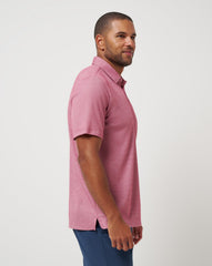 Heather Red Travis Mathew Los Angeles Angels Playoff Pitch Polo