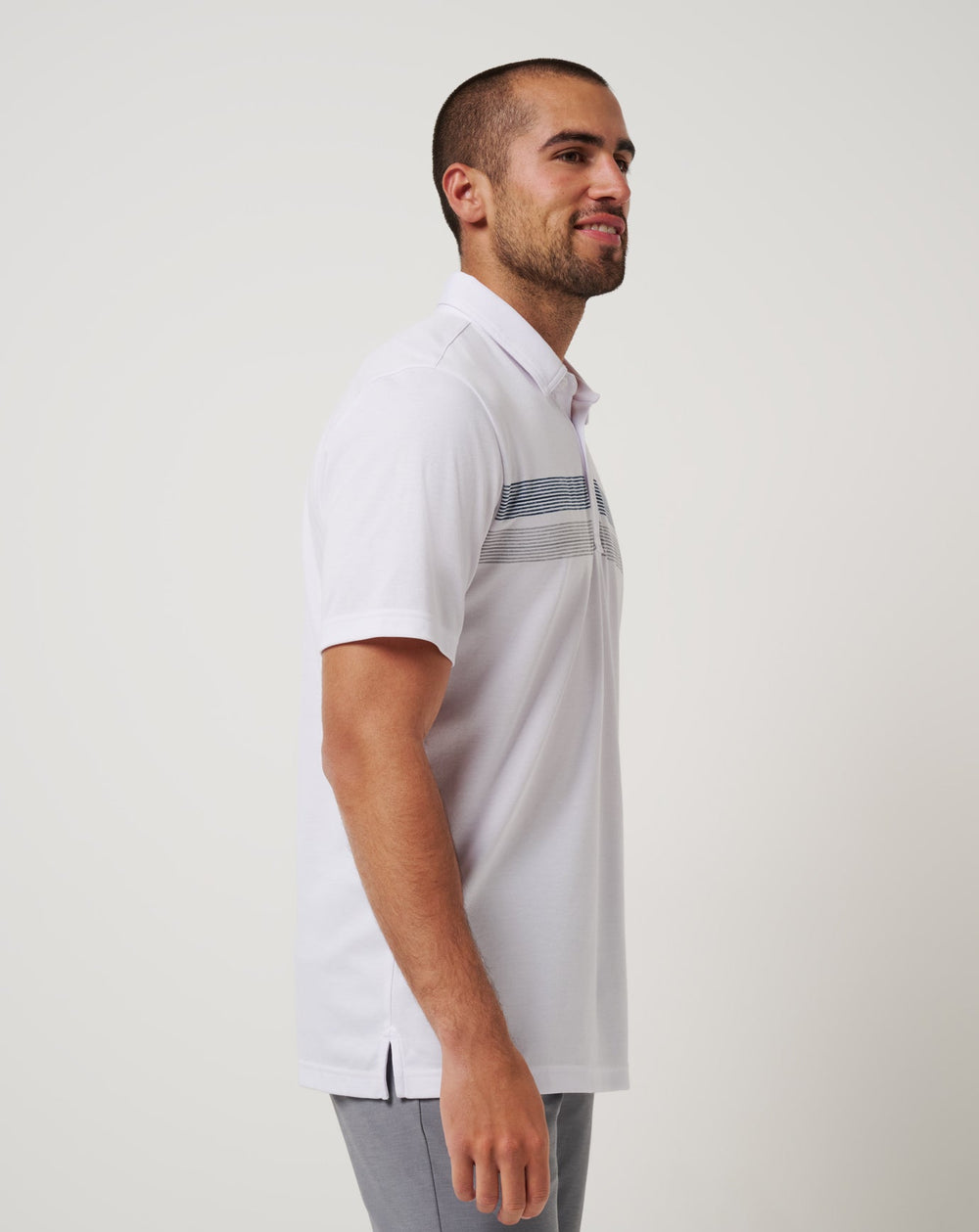 White Travis Mathew Los Angeles Angels Top Recruit Polo