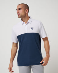 White/Navy Travis Mathew New York Yankees Home Run Leader Polo