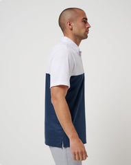 White/Navy Travis Mathew New York Yankees Home Run Leader Polo