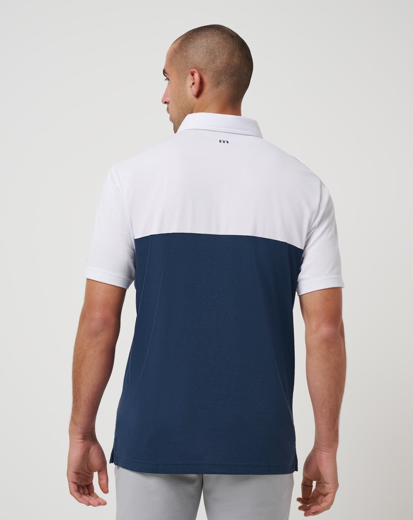 White/Navy Travis Mathew New York Yankees Home Run Leader Polo
