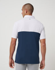 White/Navy Travis Mathew New York Yankees Home Run Leader Polo