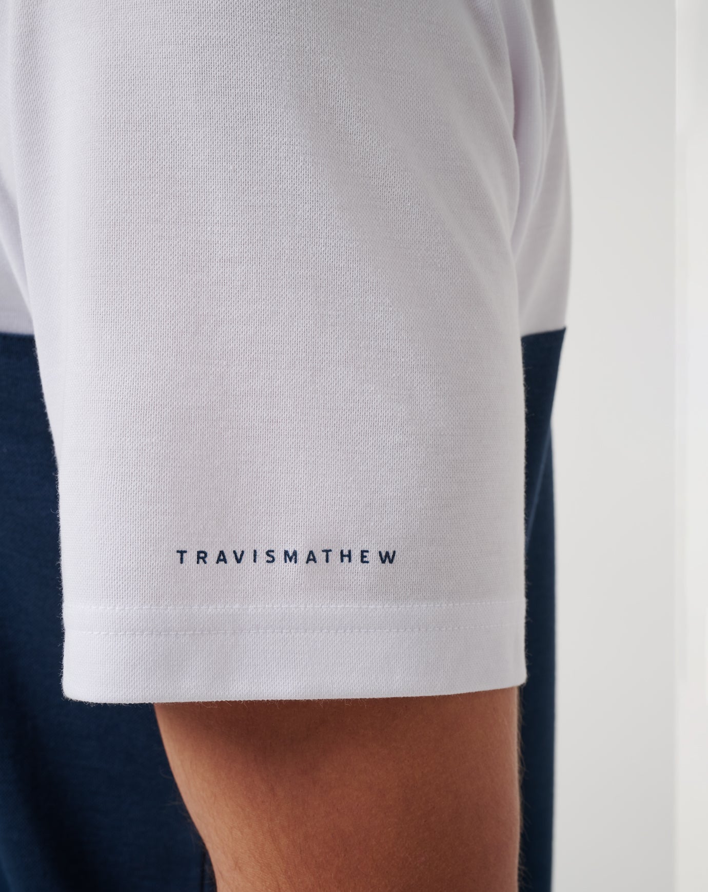 White/Navy Travis Mathew New York Yankees Home Run Leader Polo