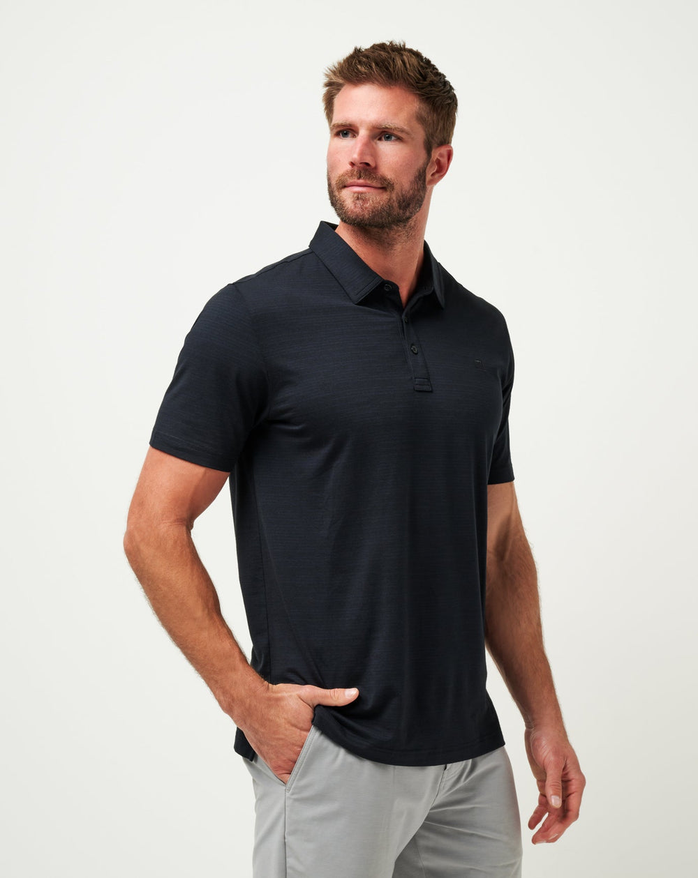 Black Travis Mathew USC The Heater Polo
