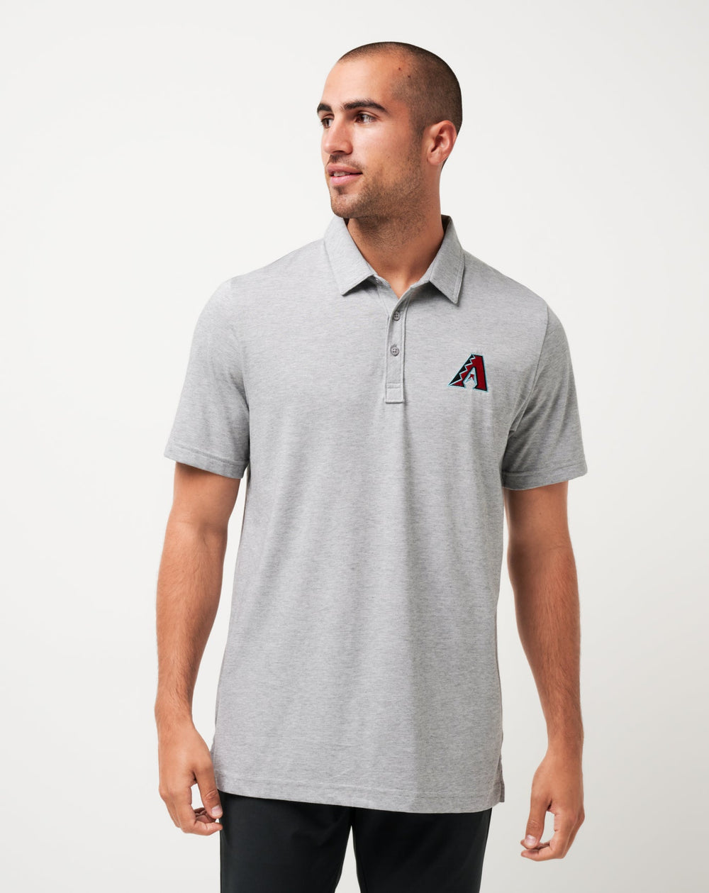 Heather Grey Travis Mathew Arizona Diamondbacks The Zinna Polo