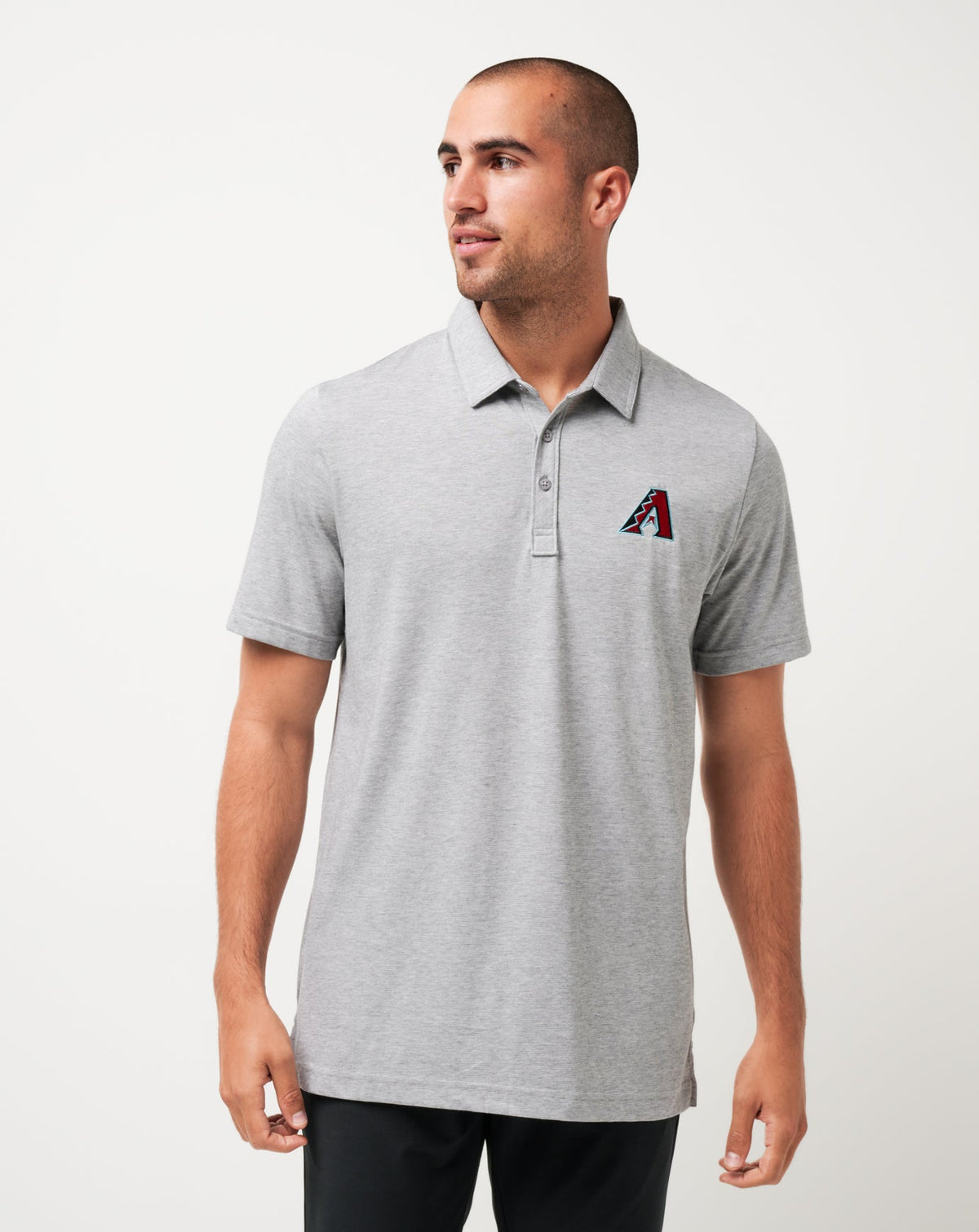 Heather Grey Travis Mathew Arizona Diamondbacks The Zinna Polo