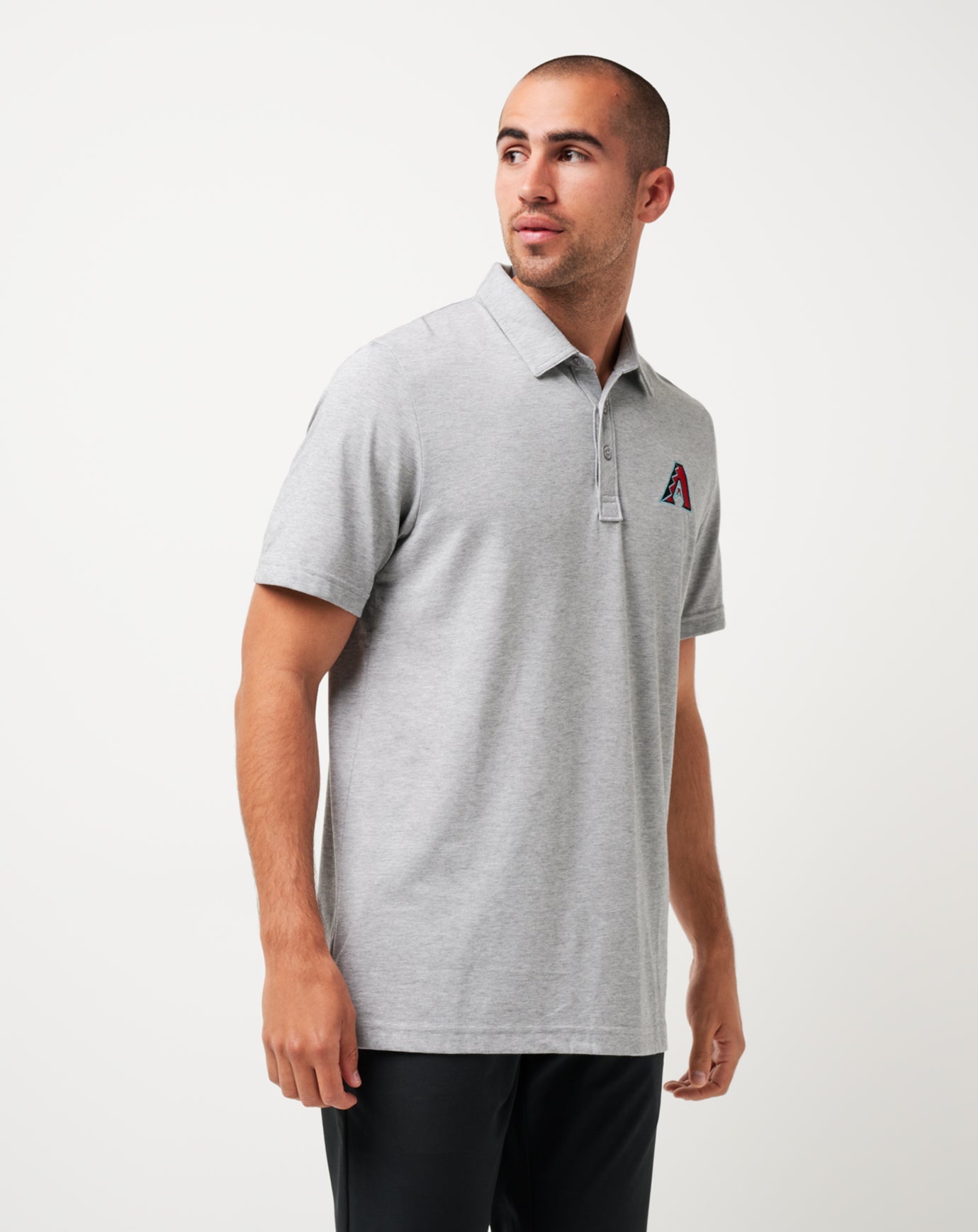 Heather Grey Travis Mathew Arizona Diamondbacks The Zinna Polo