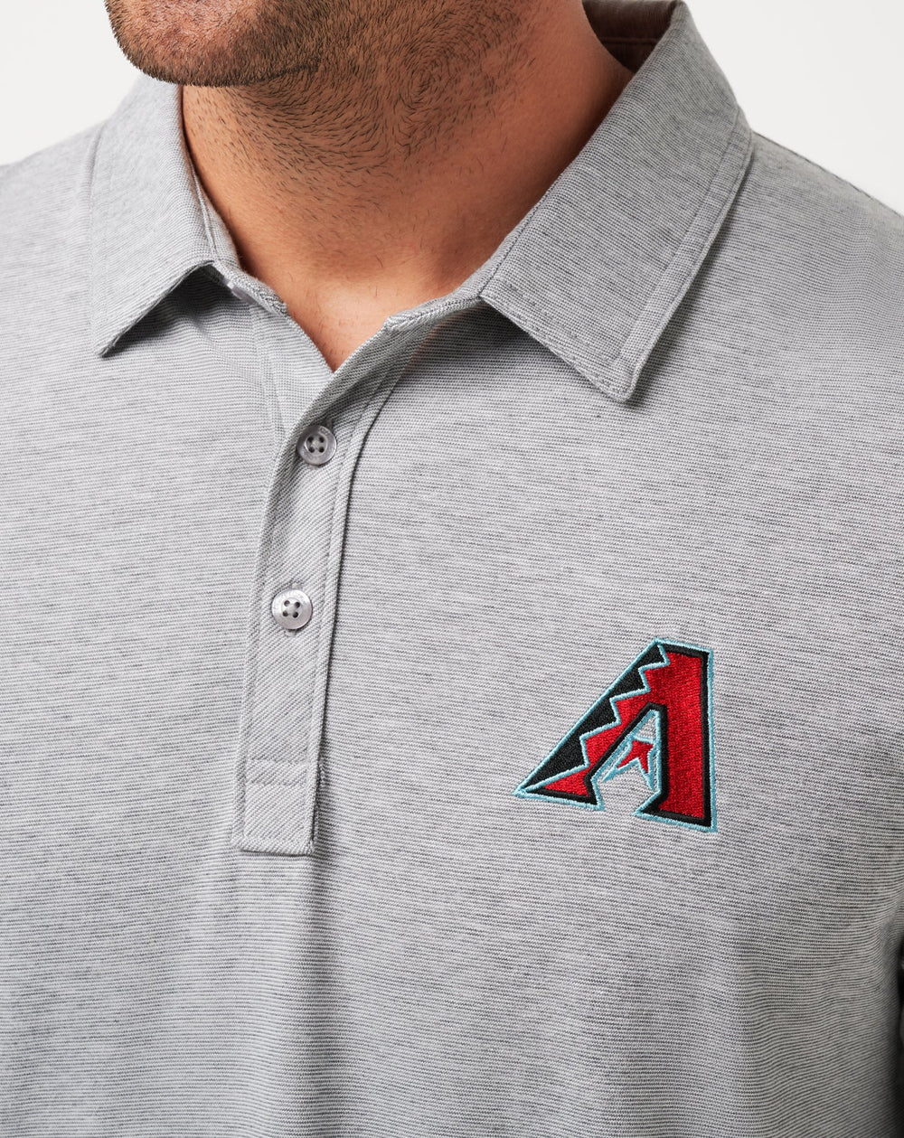 Heather Grey Travis Mathew Arizona Diamondbacks The Zinna Polo