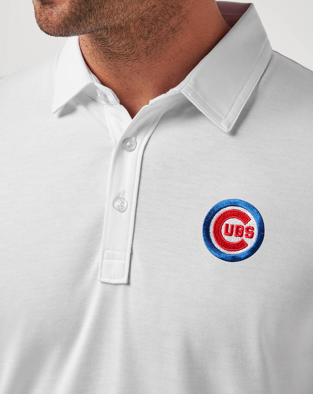 White Travis Mathew Chicago Cubs The Zinna Polo