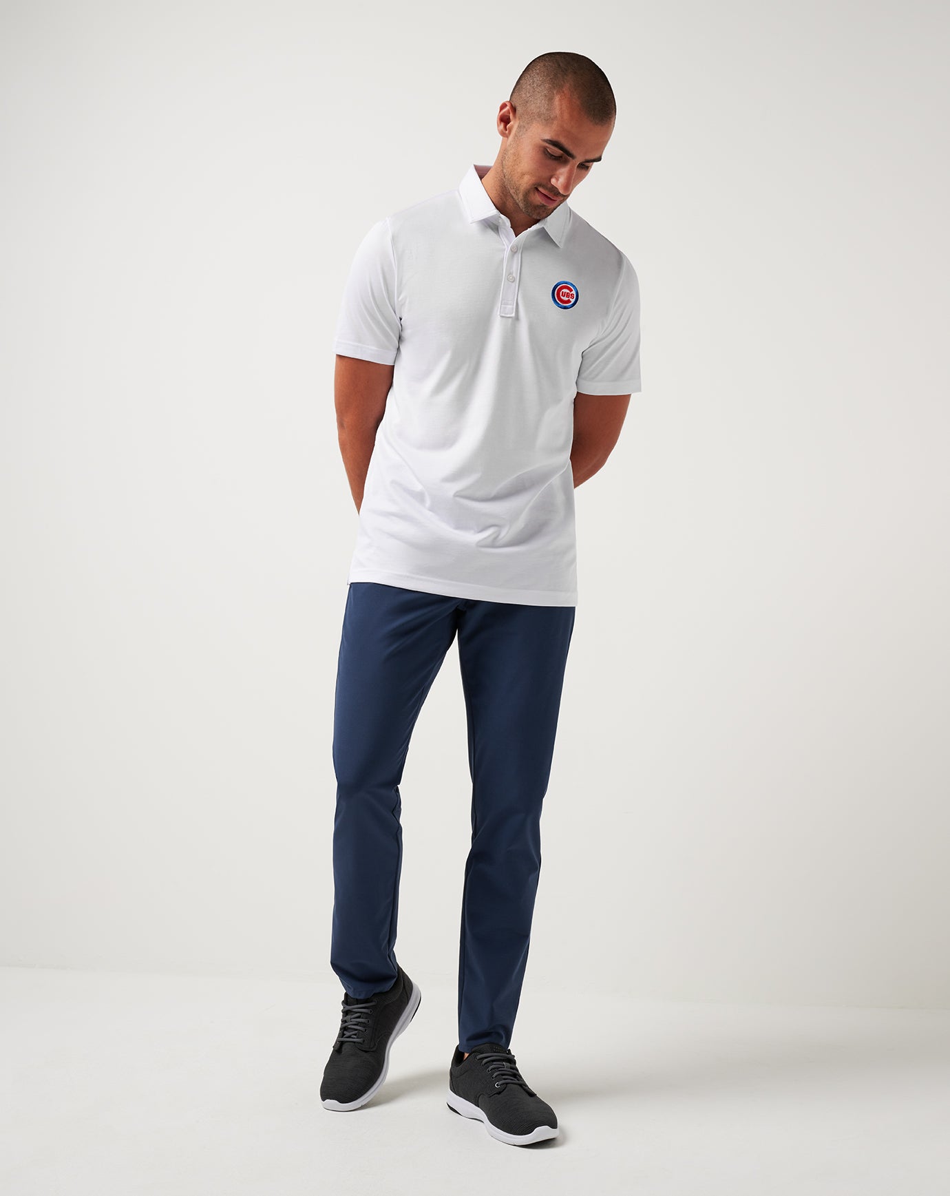 White Travis Mathew Chicago Cubs The Zinna Polo