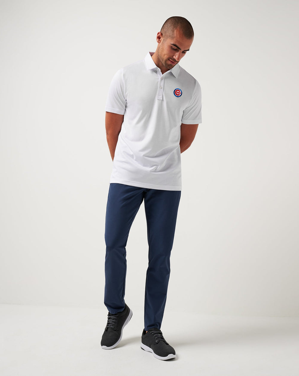 White Travis Mathew Chicago Cubs The Zinna Polo