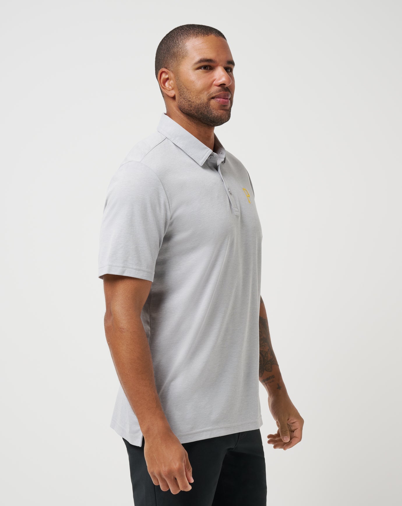 Heather Grey Travis Mathew Pittsburgh Pirates Playoff Pitch Polo