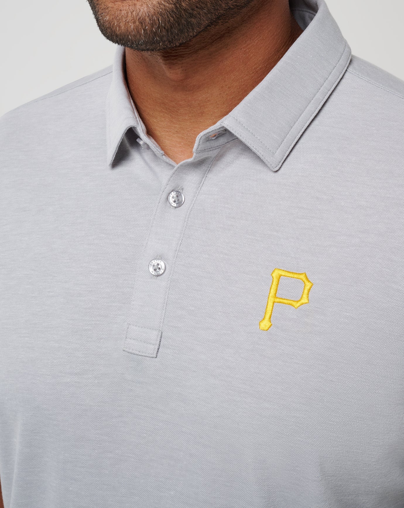 Heather Grey Travis Mathew Pittsburgh Pirates Playoff Pitch Polo
