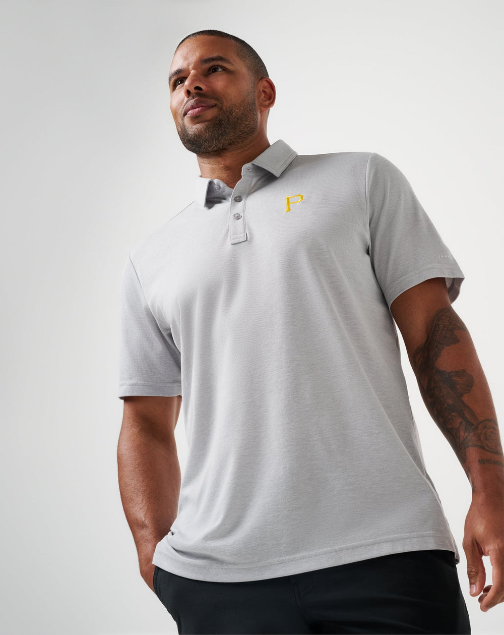 Heather Grey Travis Mathew Pittsburgh Pirates Playoff Pitch Polo
