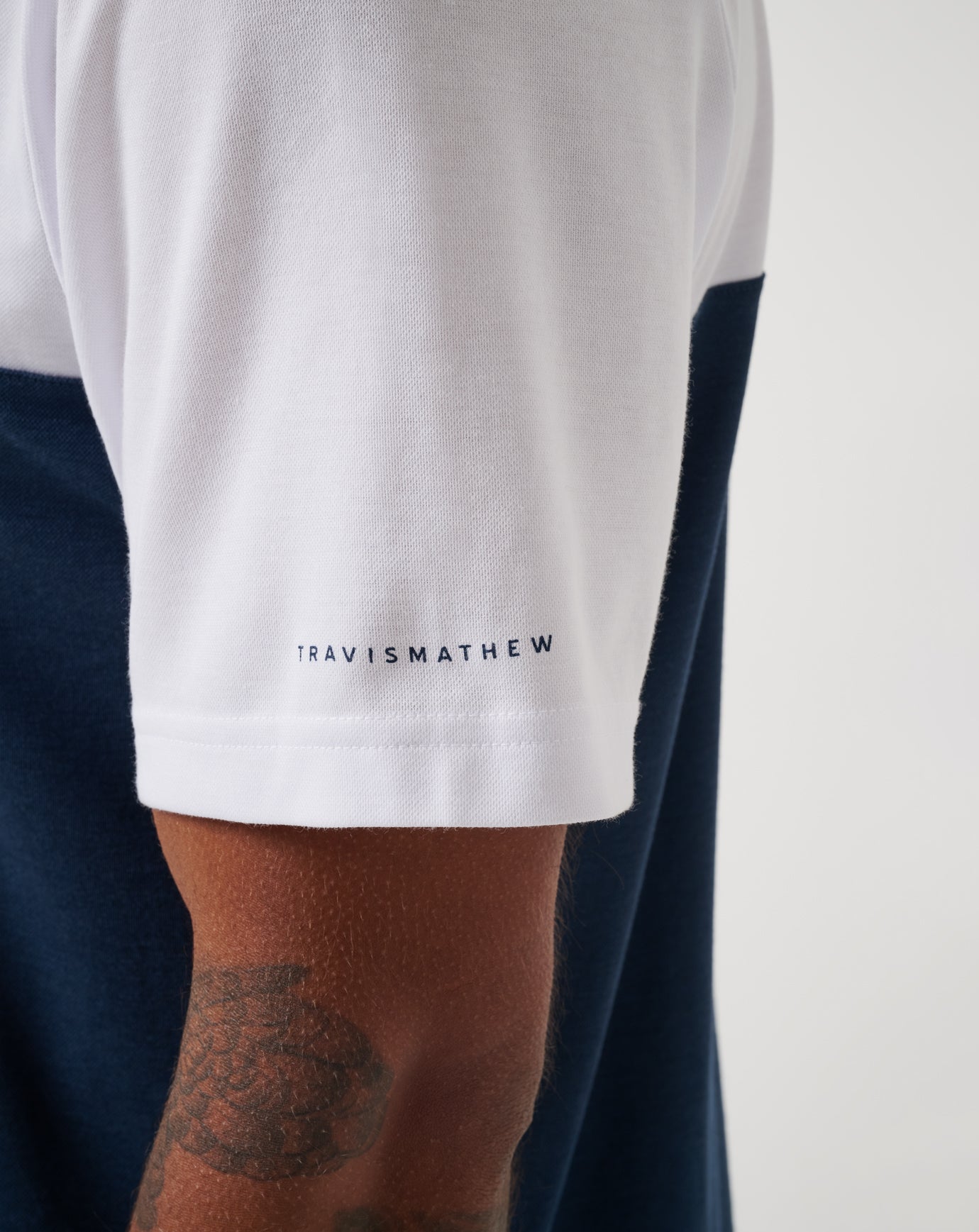 White/Navy Travis Mathew Minnesota Twins Home Run Leader Polo