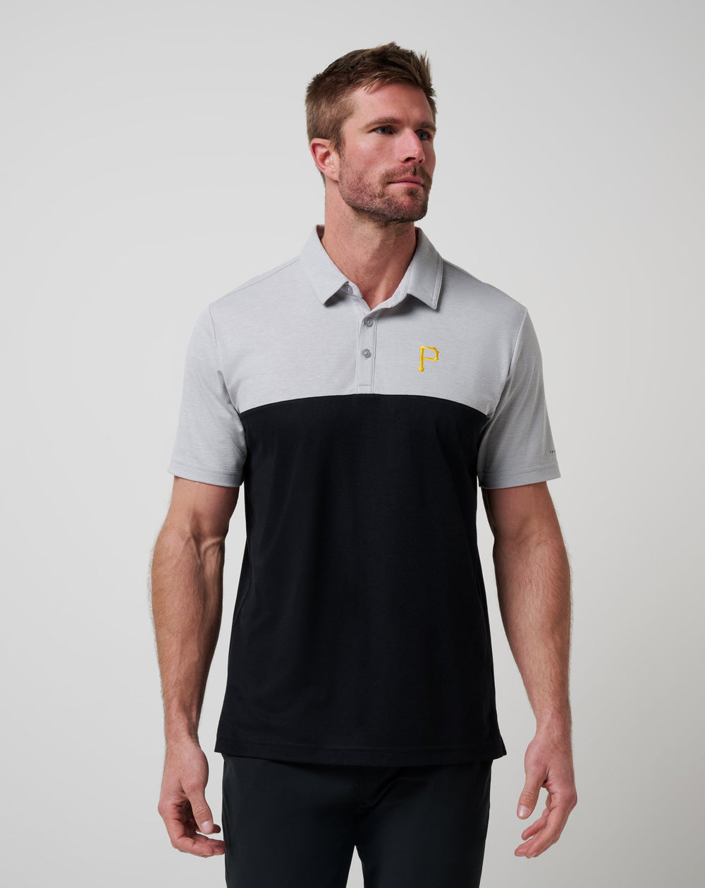 Heather Grey/Black Travis Mathew Pittsburgh Pirates Home Run Leader Polo