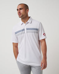 White Travis Mathew Cincinatti Reds Top Recruit Polo