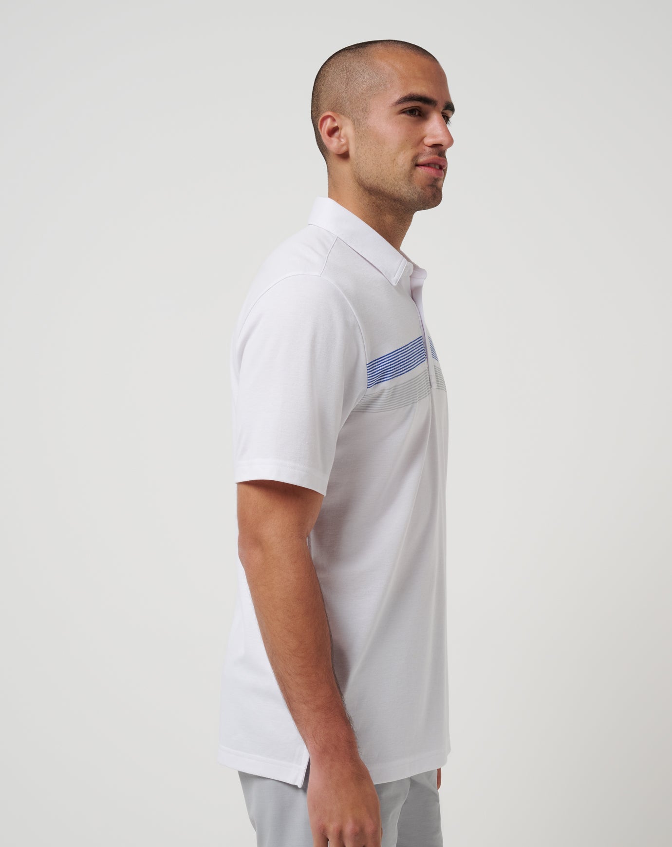 White Travis Mathew Cincinatti Reds Top Recruit Polo