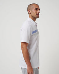 White Travis Mathew Cincinatti Reds Top Recruit Polo