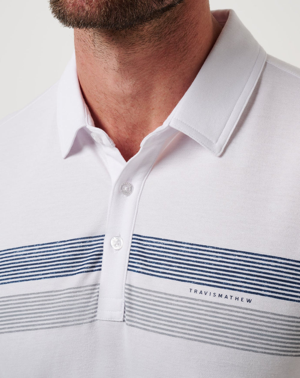 White Travis Mathew Atlanta Braves Top Recruit Polo