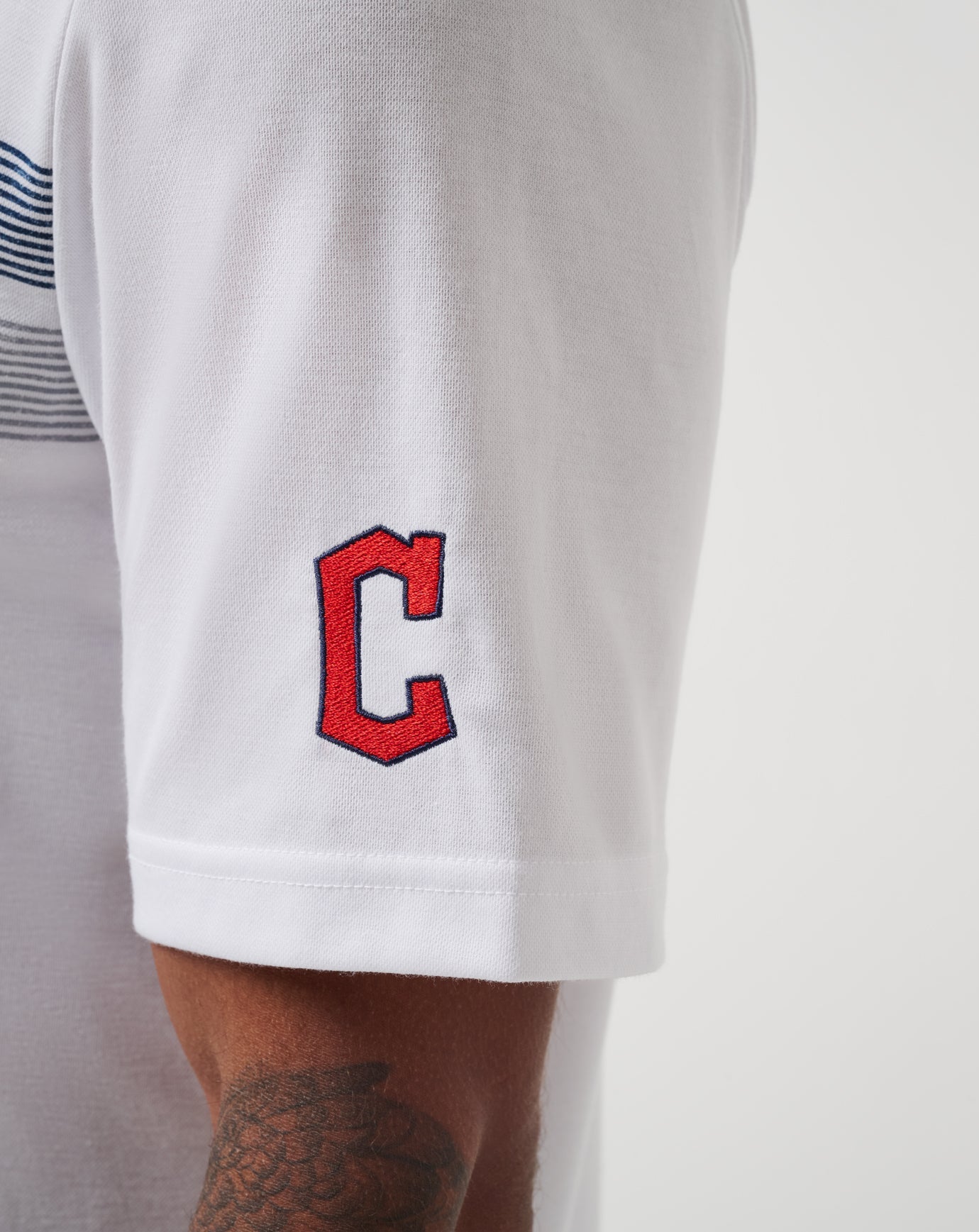 White Travis Mathew Cleveland Guardians Top Recruit Polo