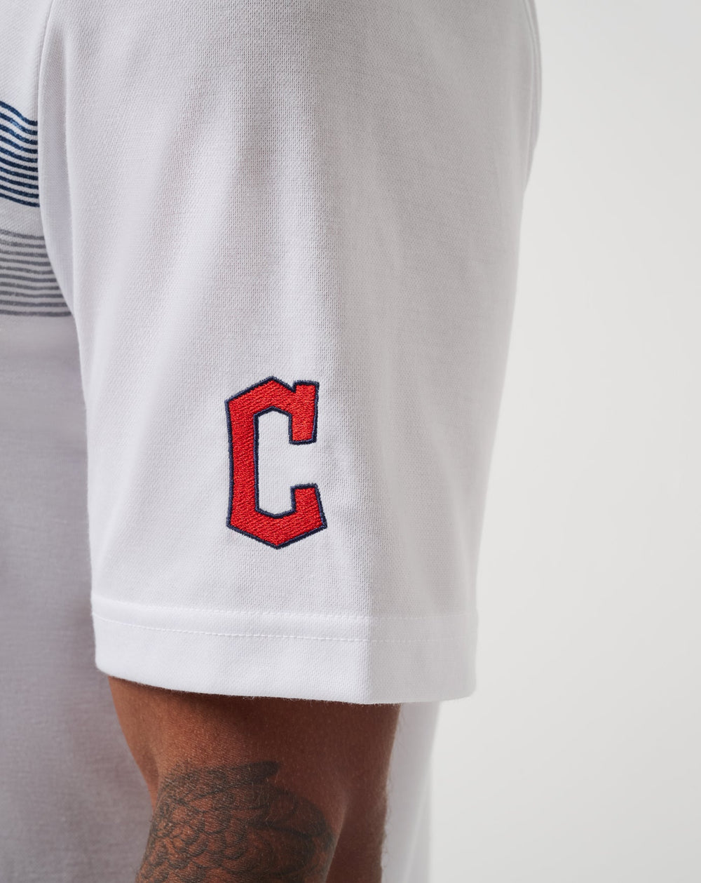 White Travis Mathew Cleveland Guardians Top Recruit Polo