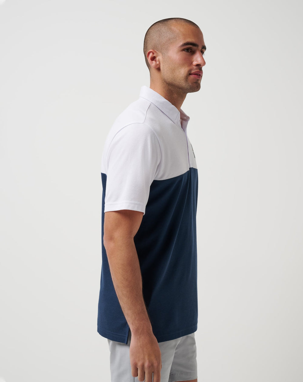 White/Navy Travis Mathew Seattle Mariners Home Run Leader Polo