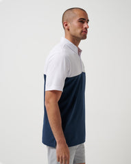 White/Navy Travis Mathew Seattle Mariners Home Run Leader Polo