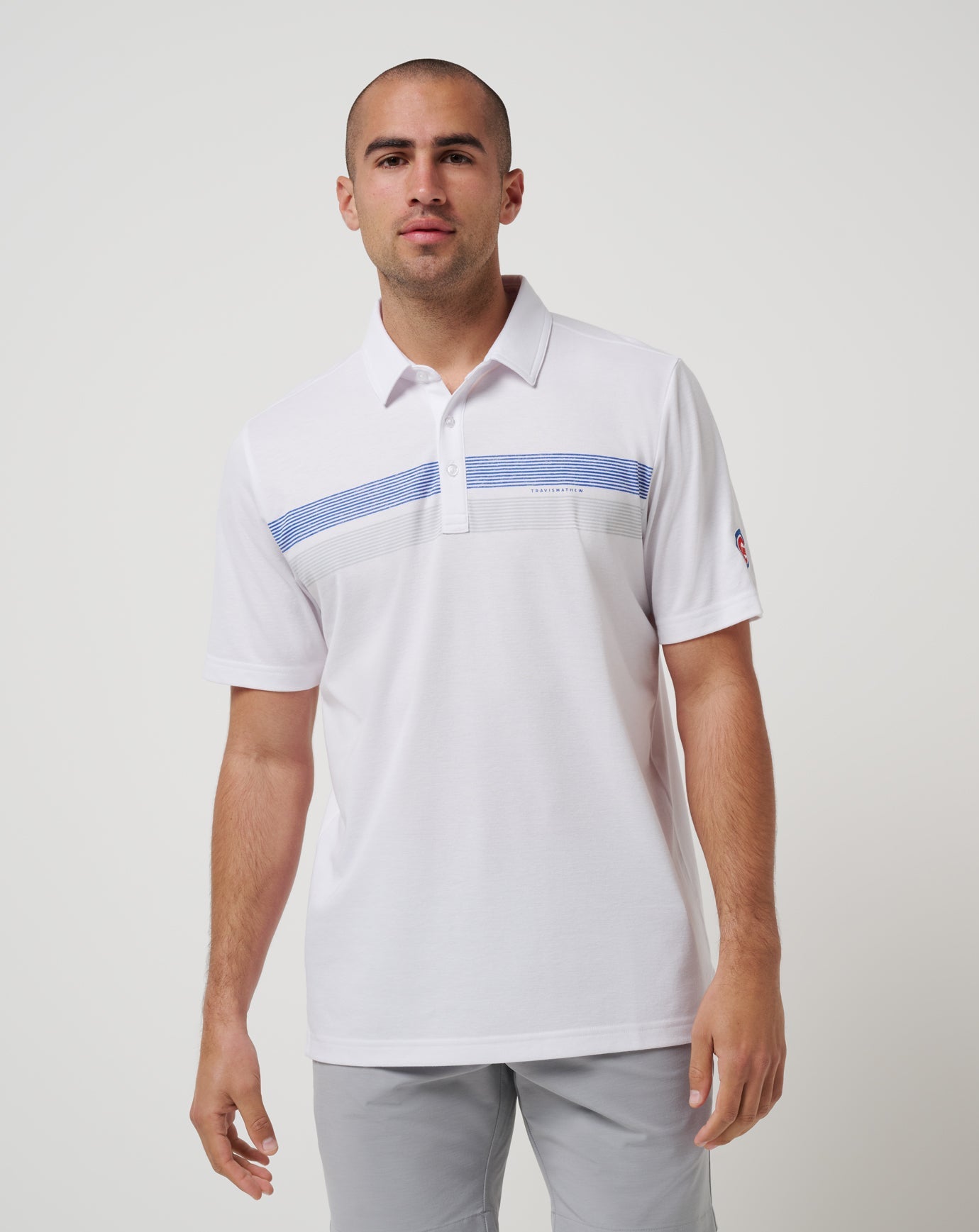 White Travis Mathew Chicago Cubs Top Recruit Polo