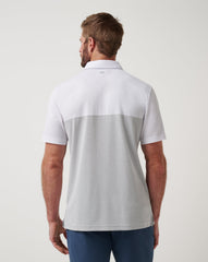 White/Heather Grey Travis Mathew Texas Rangers Home Run Leader Polo