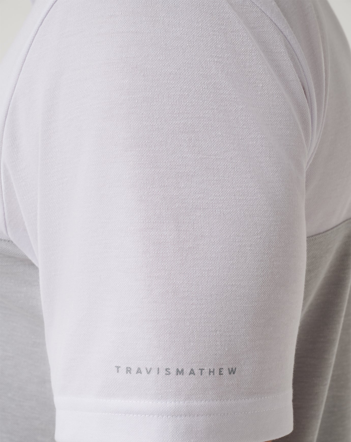 White/Heather Grey Travis Mathew Texas Rangers Home Run Leader Polo