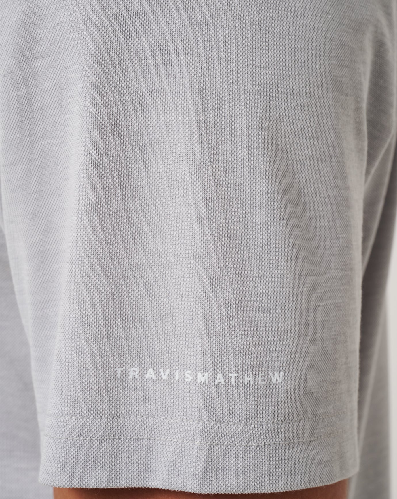 Heather Grey Travis Mathew Texas Rangers Playoff Pitch Polo