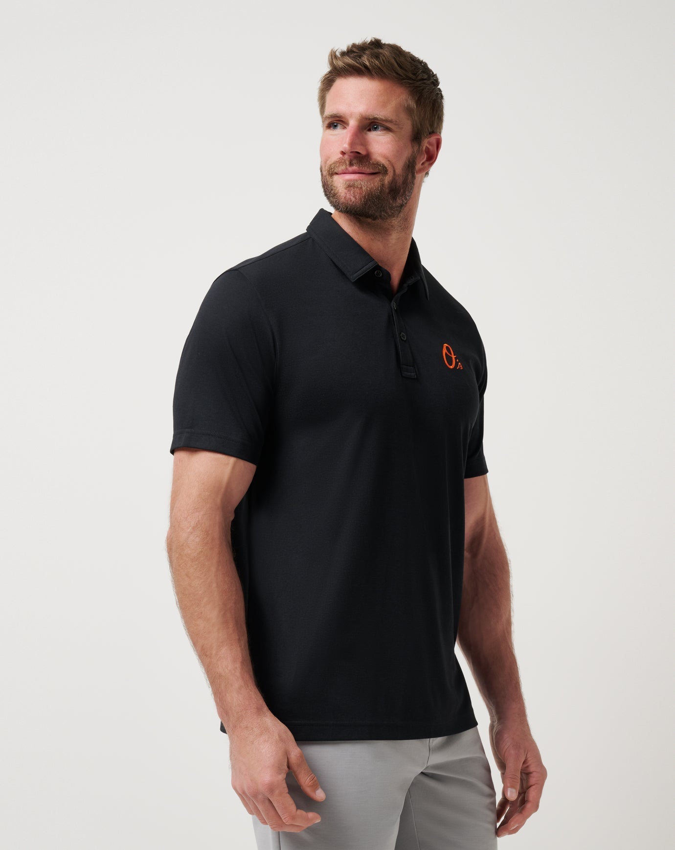 Black Travis Mathew Baltimore Orioles Playoff Pitch Polo