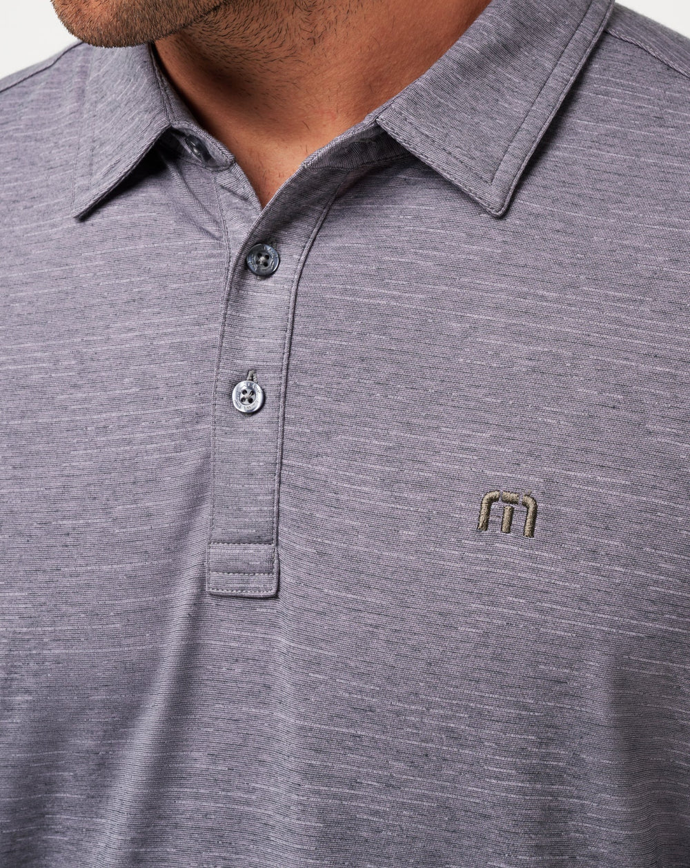 Heather Microchip Travis Mathew USC The Heater Polo
