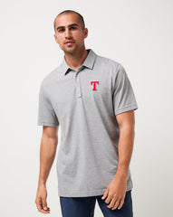 Heather Grey Travis Mathew Texas Rangers The Zinna Polo