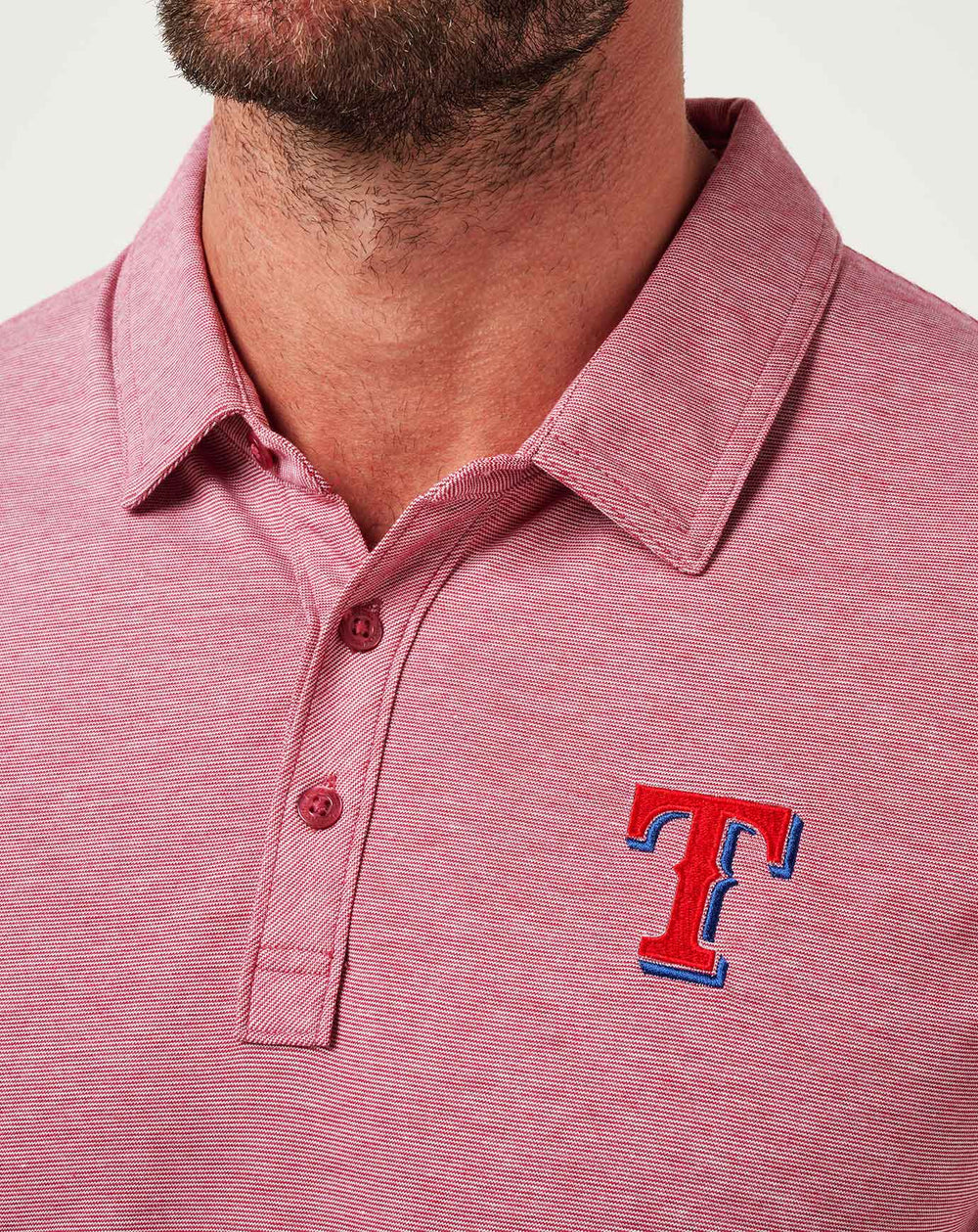 Heather Cardinal Travis Mathew Texas Rangers The Zinna Polo