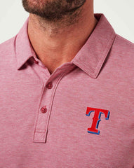 Heather Cardinal Travis Mathew Texas Rangers The Zinna Polo