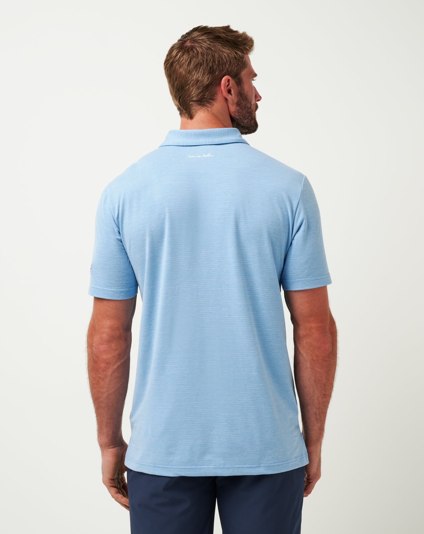 Heather Heritage Blue Travis Mathew Texas Rangers The Heater Polo