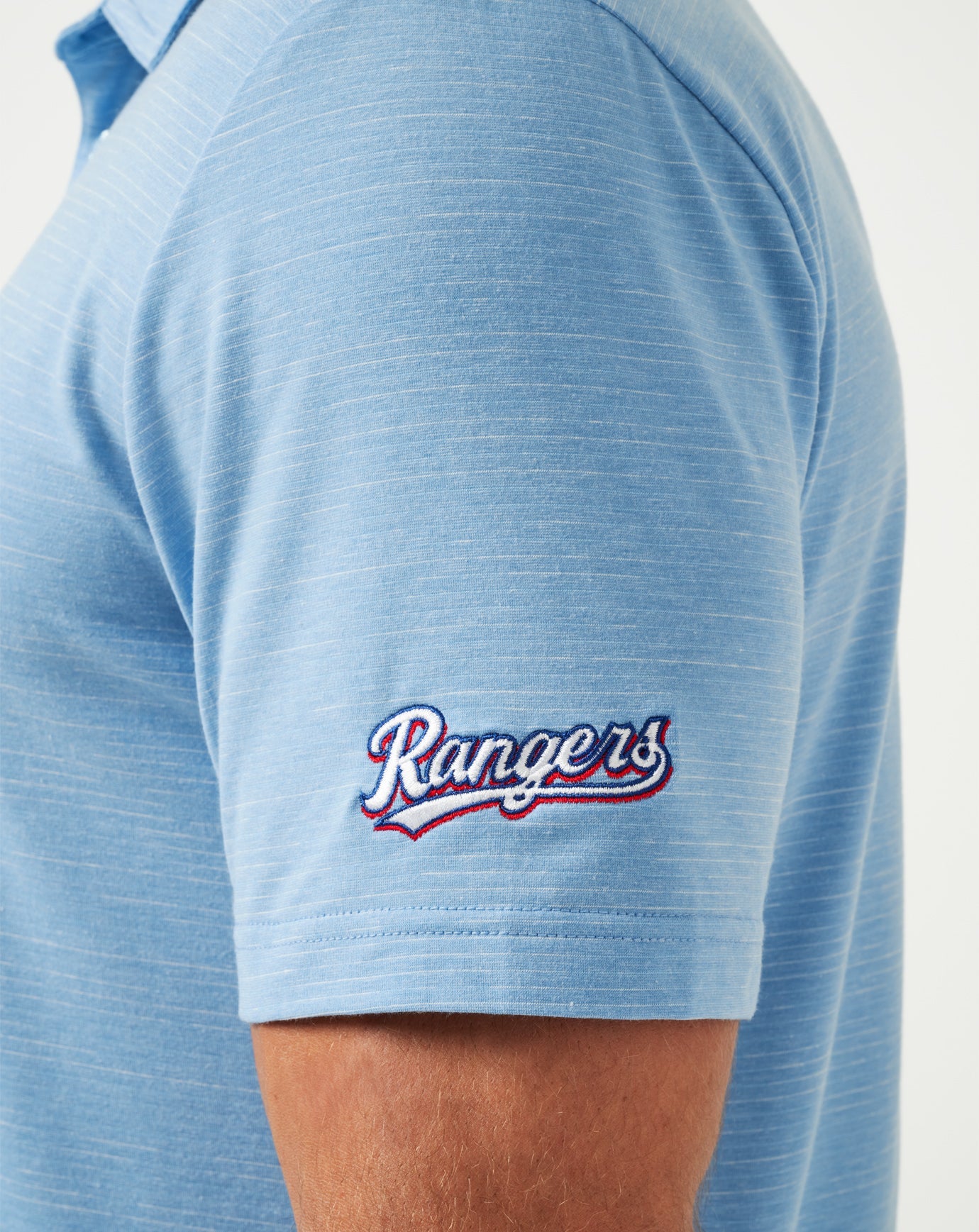 Heather Heritage Blue Travis Mathew Texas Rangers The Heater Polo